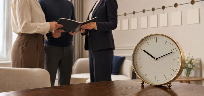 ساعت و مسیر مرحلهبندیشده جلسه حقوقی برای توضیح مدت طلاق توافقی
